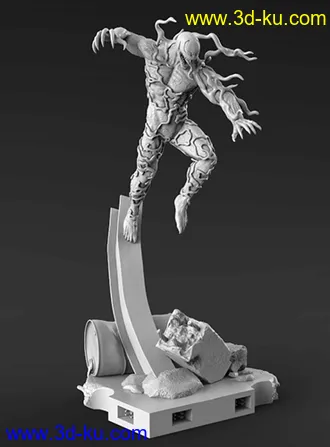 美国漫威漫画-毒液-3D打印模型的图片