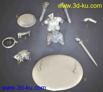 美国DC漫画-超级英雄-神奇女侠-3D打印模型的图片