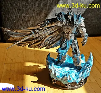 《魔兽世界》巫妖王-3D打印模型的图片1