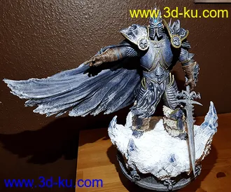 《魔兽世界》巫妖王-3D打印模型的图片3