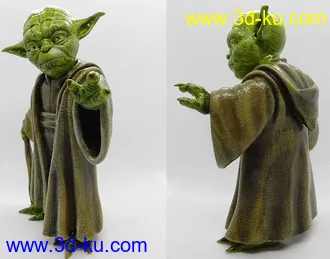 《星球大战》尤达大师-3D打印模型的图片