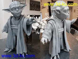 《星球大战》尤达大师-3D打印模型的图片