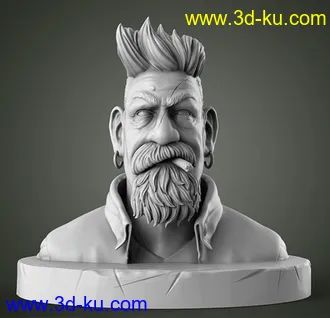 僵尸猎手-角色-3D打印模型的图片