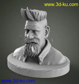 僵尸猎手-角色-3D打印模型的图片