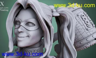 DC漫画-超级反派-哈莉·奎茵-3D打印模型的图片