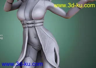 DC漫画-超级反派-哈莉·奎茵-3D打印模型的图片
