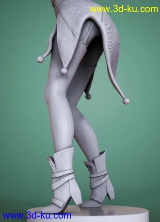 DC漫画-超级反派-哈莉·奎茵-3D打印模型的图片