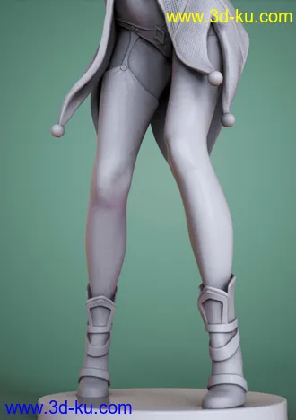DC漫画-超级反派-哈莉·奎茵-3D打印模型的图片