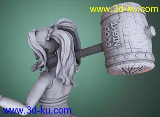 DC漫画-超级反派-哈莉·奎茵-3D打印模型的图片