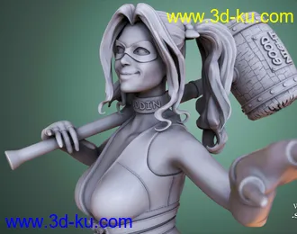 DC漫画-超级反派-哈莉·奎茵-3D打印模型的图片