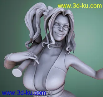 DC漫画-超级反派-哈莉·奎茵-3D打印模型的图片