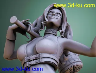 DC漫画-超级反派-哈莉·奎茵-3D打印模型的图片