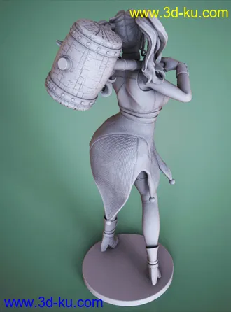 DC漫画-超级反派-哈莉·奎茵-3D打印模型的图片
