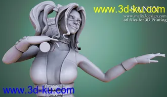 DC漫画-超级反派-哈莉·奎茵-3D打印模型的图片