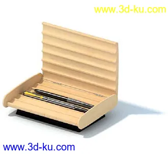 笔架,笔盒,订书机,钢笔,圆珠笔,电子钟表,模型合集的图片