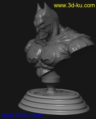 肌肉蝙蝠侠-3D打印模型的图片