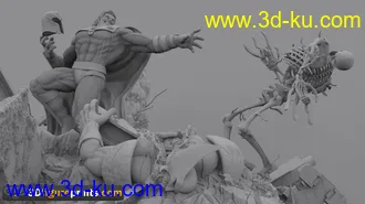 万磁王和金刚狼-3D打印模型的图片