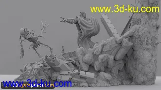 万磁王和金刚狼-3D打印模型的图片