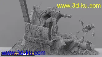 万磁王和金刚狼-3D打印模型的图片