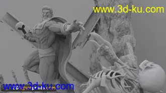 万磁王和金刚狼-3D打印模型的图片