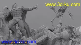 万磁王和金刚狼-3D打印模型的图片
