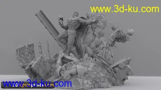 万磁王和金刚狼-3D打印模型的图片