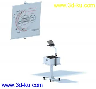 垃圾桶,垃圾箱,饮水机,桶装水,投影机,展示架,吊扇,模型合集的图片