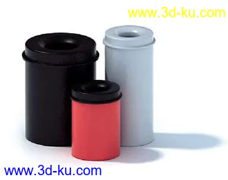 垃圾桶,垃圾箱,饮水机,桶装水,投影机,展示架,吊扇,模型合集的图片