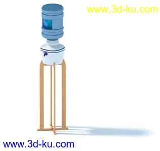 垃圾桶,垃圾箱,饮水机,桶装水,投影机,展示架,吊扇,模型合集的图片