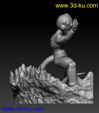 《龙珠》弗利萨-特兰克斯-3D打印模型的图片