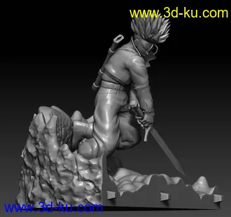 《龙珠》弗利萨-特兰克斯-3D打印模型的图片