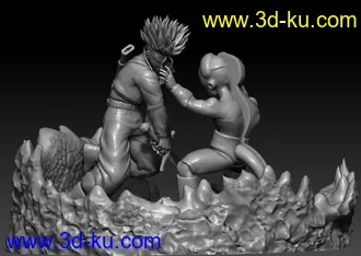 《龙珠》弗利萨-特兰克斯-3D打印模型的图片