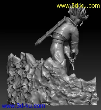 《龙珠》弗利萨-特兰克斯-3D打印模型的图片