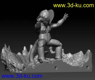 《龙珠》弗利萨-特兰克斯-3D打印模型的图片