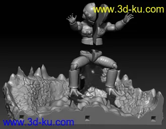 《龙珠》弗利萨-特兰克斯-3D打印模型的图片