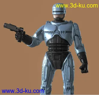 《机械战警》-角色-3D打印模型的图片