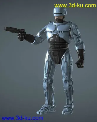 《机械战警》-角色-3D打印模型的图片