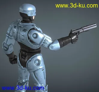 《机械战警》-角色-3D打印模型的图片