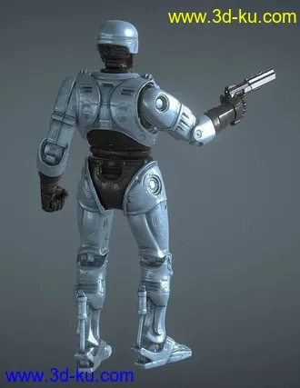 《机械战警》-角色-3D打印模型的图片