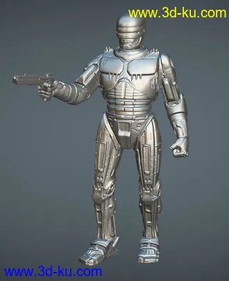 《机械战警》-角色-3D打印模型的图片