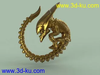 异形怪物-3D打印模型的图片