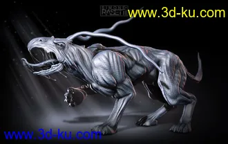 龙狗-3D打印模型的图片