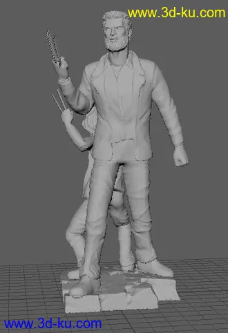 《金刚狼》角色-3D打印模型的图片