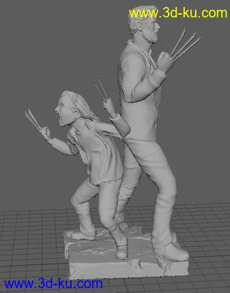 《金刚狼》角色-3D打印模型的图片