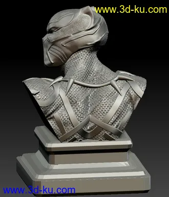 超级英雄-黑豹-3D打印模型的图片