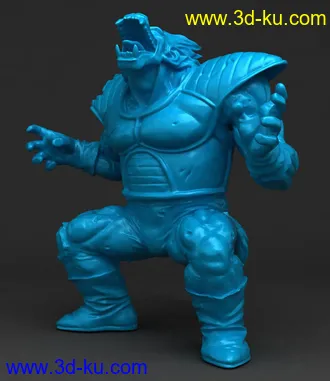《龙珠》贝吉塔-超赛形态-3D打印模型的图片8