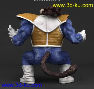 《龙珠》贝吉塔-超赛形态-3D打印模型的图片