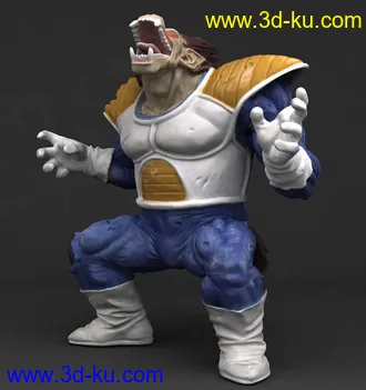 《龙珠》贝吉塔-超赛形态-3D打印模型的图片16