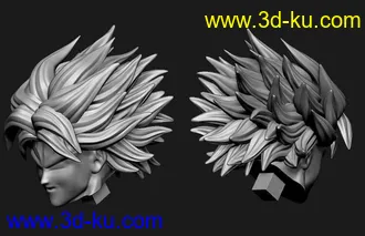 《龙珠z》布罗利-3D打印模型的图片