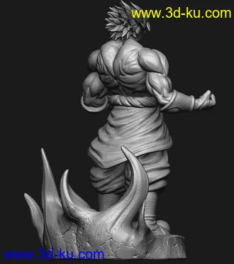 《龙珠z》布罗利-3D打印模型的图片